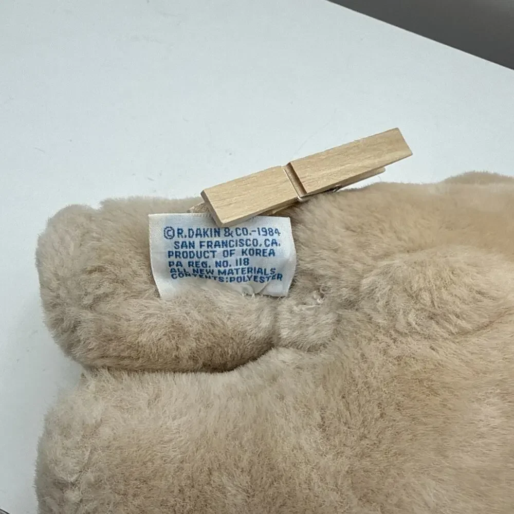 Dakin Halloween Bear Plush Trick or Treat Teddy 1984‎ Pumpkin Cape Mask 10